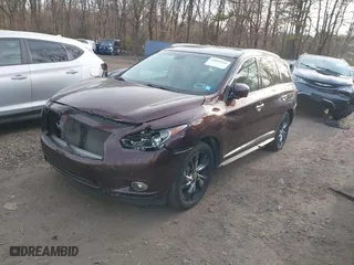 2013 Infiniti JX35 with VIN 5N1AL0MM7DC303172, listed as a IAAI auction lot 41865616 with 170,529 mi miles. Bid and sale history available at carsss.com. Image 18.