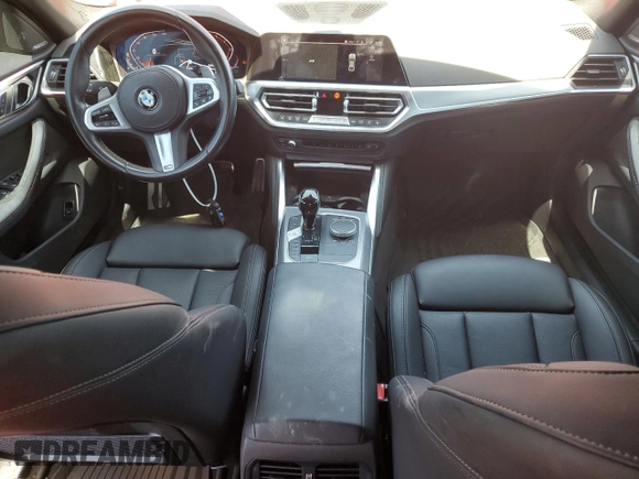 2022 BMW 4 Series 430i with VIN WBA63AV06NFM11260, listed as a Copart auction lot 57551825 with 52,969 mi miles and Salvage title. Bid and sale history available at DreamBid. Image 8.