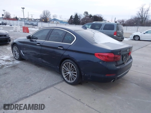 2017 BMW 5 Series 530i xDrive with VIN WBAJA7C30HG904995, listed as a IAAI auction lot 41428716 with 89,501 mi miles and . Bid and sale history available at carsss.com. Image 3.