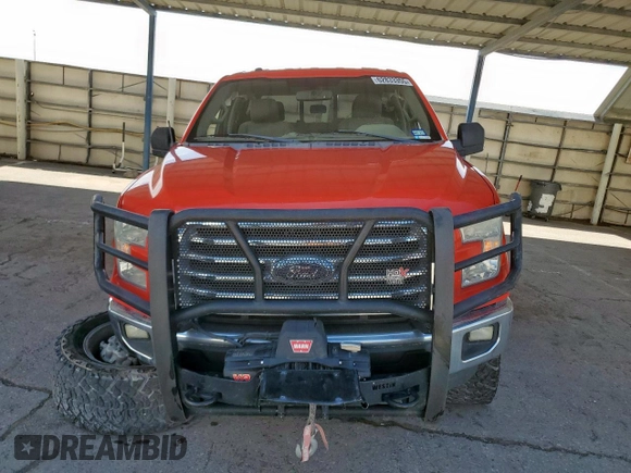 2015 Ford F-150 XLT with VIN 1FTEW1EF8FKD08747, listed as a Copart auction lot 62833355 with 141,290 mi miles and Salvage title. Bid and sale history available at DreamBid. Image 5.