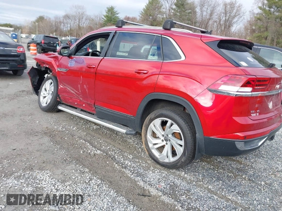 2021 Volkswagen Atlas SEL with VIN 1V2BE2CA7MC209782, listed as a IAAI auction lot 41148446 with 38,099 mi miles and . Bid and sale history available at DreamBid. Image 3.