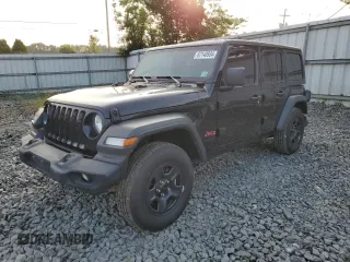 2022 Jeep Wrangler Unlimited Sport with VIN 1C4HJXDNXNW199299, listed as a Copart auction lot 67140934 with 30,996 mi miles and Salvage Title. Bid and sale history available at DreamBid. Image 1.