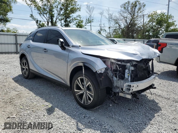 2025 Lexus RX with VIN JTJCHMAA7S2022313, listed as a Copart auction lot 54228305 with 1,886 mi miles and Salvage Title. Bid and sale history available at carsss.com. Image 4.