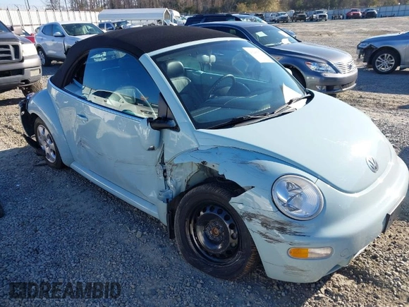 2003 Volkswagen Beetle GLS z VIN 3VWCK21YX3M304572, wystawiony jako IAAI lot #41286079 z przebiegiem 42 450 mil mil oraz . Historia ofert i sprzedaży dostępna na DreamBid. Obrazek 1.