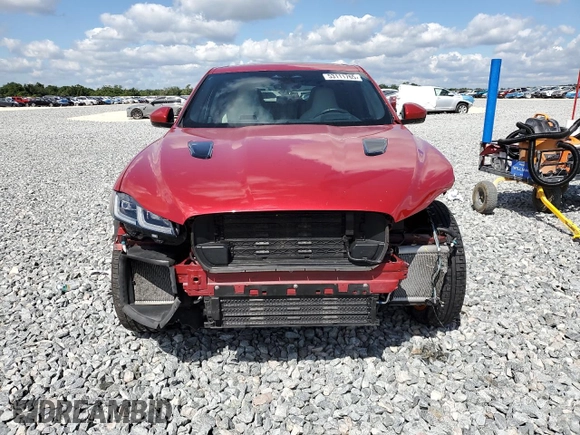 2023 Jaguar F-Pace SVR with VIN SADCZ2EEXPA708753, listed as a Copart auction lot 53111765 with 51,378 mi miles and Salvage Title. Bid and sale history available at DreamBid. Image 5.