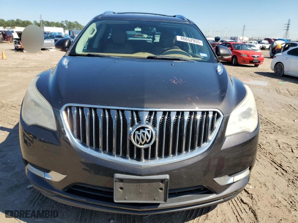 2014 Buick Enclave Premium with VIN 5GAKRCKD2EJ291720, listed as a Copart auction lot 46652955 with 136,552 mi miles and Salvage Title. Bid and sale history available at carsss.com. Image 5.
