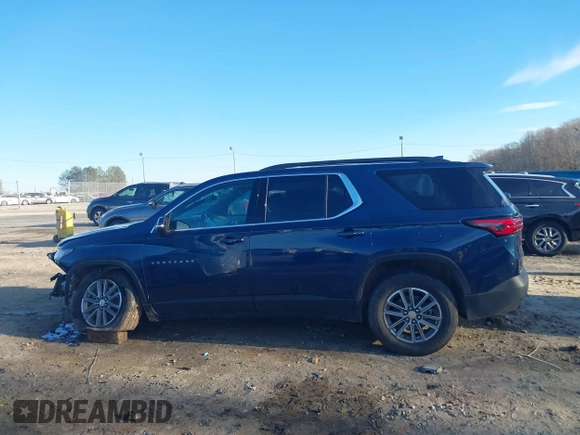 2022 Chevrolet Traverse LT Leather with VIN 1GNERHKW6NJ143586, listed as a IAAI auction lot 41315643 with 65,303 mi miles. Bid and sale history available at carsss.com. Image 15.