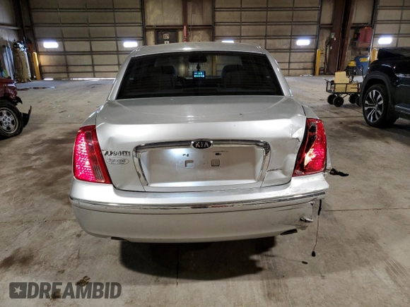2007 Kia Amanti with VIN KNALD125075139216, listed as a Copart auction lot 48536375 with 144,264 mi miles and Salvage Title. Bid and sale history available at carsss.com. Image 6.