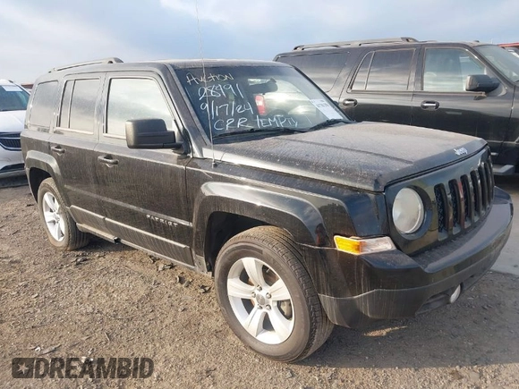 2014 Jeep Patriot Sport with VIN 1C4NJPBB0ED628991, listed as a IAAI auction lot 41781258 with 179,591 mi miles. Bid and sale history available at carsss.com. Image 1.