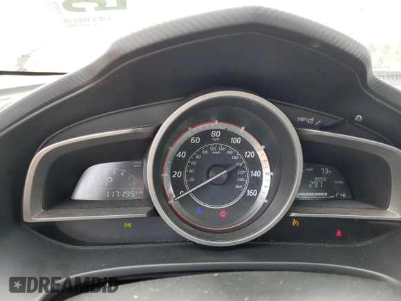 2016 Mazda 3 i Sport with VIN 3MZBM1T73GM321658, listed as a Copart auction lot 54063975 with 117,195 mi miles and Salvage Title. Bid and sale history available at DreamBid. Image 9.