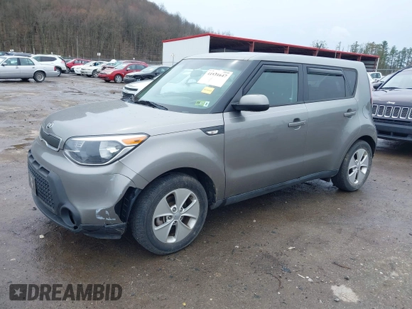 2014 Kia Soul with VIN KNDJN2A26E7106923, listed as a IAAI auction lot 41931647 with 48,411 mi miles. Bid and sale history available at carsss.com. Image 2.