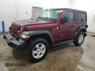 2021 Jeep Wrangler 80th Anniversary with VIN 1C4GJXAN9MW784552, listed as a Copart auction lot 43357205 with 65,230 mi miles and Salvage Title. Bid and sale history available at DreamBid. Image 1.