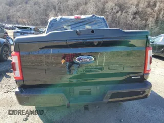 2021 Ford F-150 XL with VIN 1FTFW1E85MFC16295, listed as a Copart auction lot 58944845 with 28,357 mi miles and Salvage title. Bid and sale history available at DreamBid. Image 6.