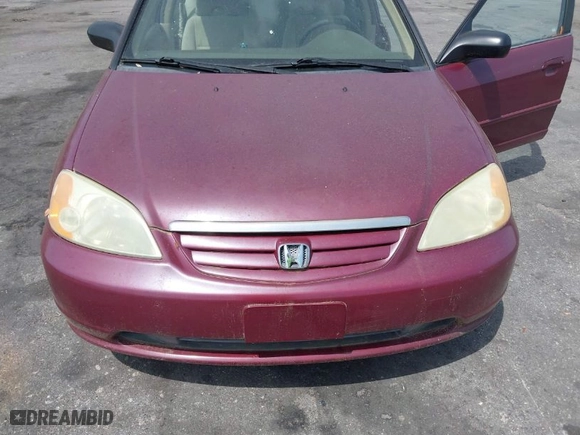 2003 Honda Civic LX with VIN 2HGES16583H571200, listed as a IAAI auction lot 42103633 with 177,302 mi miles. Bid and sale history available at carsss.com. Image 6.