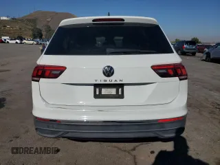 2022 Volkswagen Tiguan S with VIN 3VV1B7AXXNM120171, listed as a Copart auction lot 55880305 with 49,830 mi miles and Salvage title. Bid and sale history available at DreamBid. Image 6.