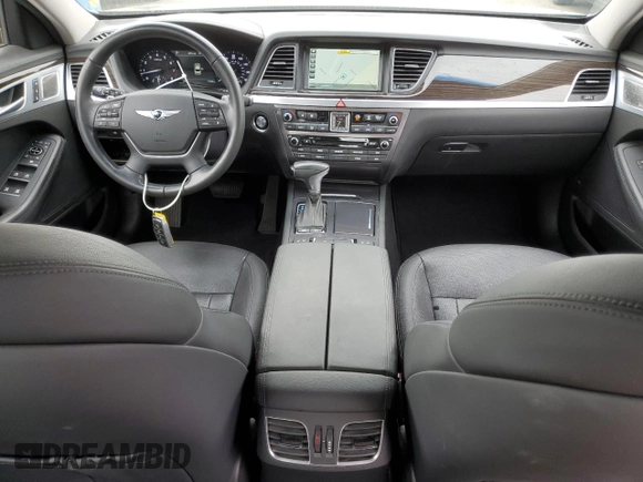 2018 Genesis G80 3.8L with VIN KMHGN4JE5JU238787, listed as a Copart auction lot 62377095 with 71,405 mi miles and Salvage title. Bid and sale history available at DreamBid. Image 8.