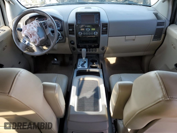 2013 Nissan Titan SV with VIN 1N6AA0EC1DN310572, listed as a Copart auction lot 50017235 with 114,349 mi miles and Salvage title. Bid and sale history available at DreamBid. Image 8.