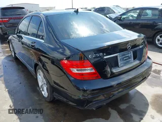 2013 Mercedes-Benz C with VIN WDDGF4HB2DR300821, listed as a IAAI auction lot 41948046 with 81,215 mi miles. Bid and sale history available at carsss.com. Image 3.