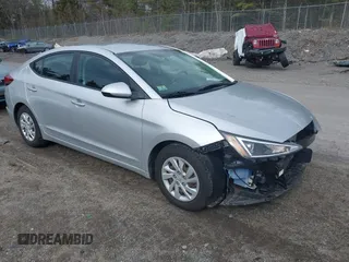 2019 Hyundai Elantra SE with VIN 5NPD74LF6KH416144, listed as a IAAI auction lot 41852351 with 27,882 mi miles and . Bid and sale history available at DreamBid. Image 1.