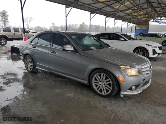 2009 Mercedes-Benz C-Class 3.0L Sport with VIN WDDGF54X09R054351, listed as a Copart auction lot 42707135 with 194,287 mi miles and Salvage Title. Bid and sale history available at carsss.com. Image 4.