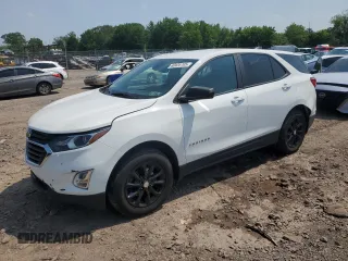 2020 Chevrolet Equinox LS z VIN 3GNAXSEV0LS516752, wystawiony jako Copart lot #60435705 z przebiegiem 78 921 mil mil oraz Szkoda całkowita • Salvage title. Historia ofert i sprzedaży dostępna na DreamBid. Obrazek 1.