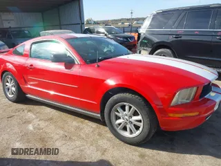 2005 Ford Mustang Deluxe with VIN 1ZVFT80N955155293, listed as a IAAI auction lot 41891807 with 169,092 mi miles. Bid and sale history available at carsss.com. Image 1.