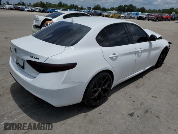 2020 Alfa Romeo Giulia with VIN ZARFAMAN9L7635051, listed as a Copart auction lot 59346453 with 18,796 mi miles. Bid and sale history available at carsss.com. Image 3.