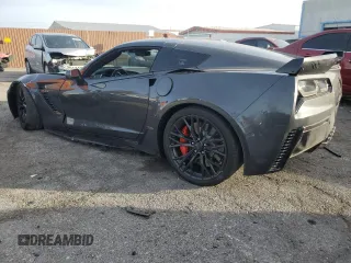 2017 Chevrolet Corvette Z06 1LZ with VIN 1G1YP2D61H5601885, listed as a Copart auction lot 84687114 with 41,827 mi miles and Salvage title. Bid and sale history available at DreamBid. Image 2.