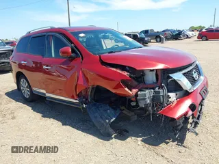 2016 Nissan Pathfinder S with VIN 5N1AR2MN8GC633944, listed as a IAAI auction lot 42238444 with 147,689 mi miles and . Bid and sale history available at DreamBid. Image 1.
