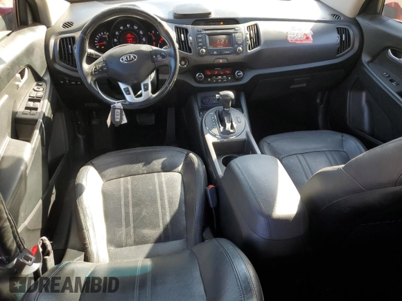 2013 Kia Sportage SX with VIN KNDPCCA67D7495160, listed as a Copart auction lot 78998724 with 142,863 mi miles and Salvage Title. Bid and sale history available at carsss.com. Image 8.