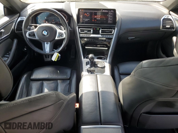 2023 BMW 8 Series 840i with VIN WBAGV4C01PCL65666, listed as a Copart auction lot 47543754 with 31,703 mi miles and . Bid and sale history available at DreamBid. Image 8.