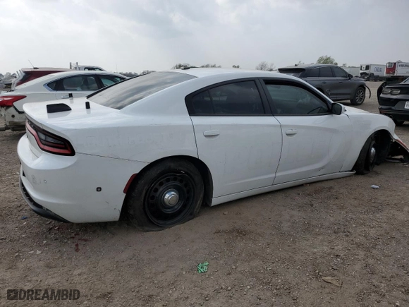 2020 Dodge Charger Police with VIN 2C3CDXKT8LH111899, listed as a Copart auction lot 49133385 with 48,402 mi miles and Salvage Title. Bid and sale history available at carsss.com. Image 3.