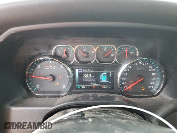 2016 Chevrolet Silverado 1500 LT with VIN 3GCUKREC9GG137429, listed as a Copart auction lot 45861025 with 175,074 mi miles and Salvage Title. Bid and sale history available at DreamBid. Image 9.