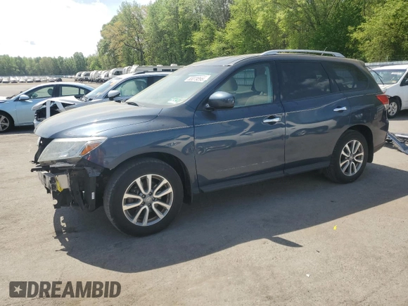 2016 Nissan Pathfinder S с VIN 5N1AR2MMXGC648792, выставлен на аукционе Copart как лот 55079895 с пробегом 80 608 миль миль и Списание • Salvage title. История ставок и продаж доступна на DreamBid. Изображение 1.