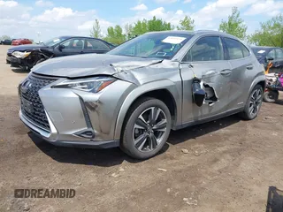 2022 Lexus UX 250h z VIN JTHP9JBHXN2054896, wystawiony jako IAAI lot #42152570 z przebiegiem 35 546 mil mil oraz . Historia ofert i sprzedaży dostępna na DreamBid. Obrazek 2.