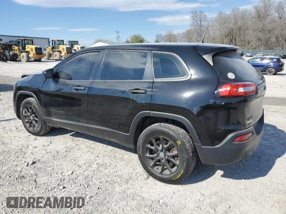2017 Jeep Cherokee Sport with VIN 1C4PJMAB4HD220703, listed as a Copart auction lot 50810925 with 88,733 mi miles and Salvage title. Bid and sale history available at DreamBid. Image 2.
