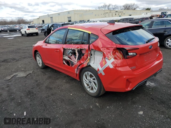 2024 Subaru Impreza with VIN JF1GUABCXR8272219, listed as a Copart auction lot 49239515 with 13,596 mi miles and Salvage Title. Bid and sale history available at carsss.com. Image 2.