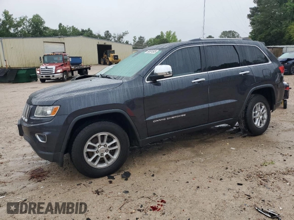 2014 Jeep Grand Cherokee Limited with VIN 1C4RJFBG2EC233725, listed as a Copart auction lot 58524505 with 216,798 mi miles and Salvage title. Bid and sale history available at DreamBid. Image 1.