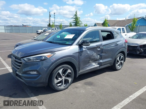 2016 Hyundai Tucson Limited z VIN KM8J3CA21GU133801, wystawiony jako IAAI lot #42083547 z przebiegiem 54 244 mil mil oraz . Historia ofert i sprzedaży dostępna na DreamBid. Obrazek 17.