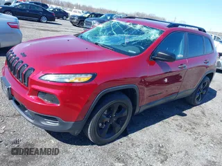 2017 Jeep Cherokee Sport with VIN 1C4PJMAB8HW648052, listed as a IAAI auction lot 41748439 with 177,435 mi miles. Bid and sale history available at carsss.com. Image 2.