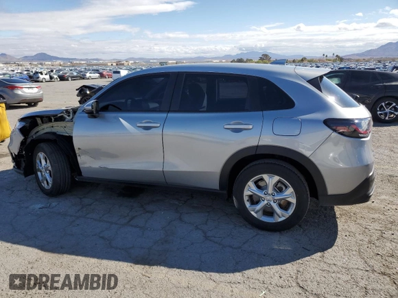 2024 Honda HR-V LX with VIN 3CZRZ1H30RM735938, listed as a Copart auction lot 47836565 with 8,157 mi miles and Salvage Title. Bid and sale history available at carsss.com. Image 2.