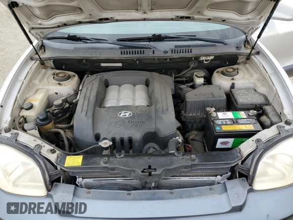 2004 Hyundai Santa Fe GLS with VIN KM8SC13D94U584316, listed as a Copart auction lot 46545185 with 107,682 mi miles and Salvage Title. Bid and sale history available at carsss.com. Image 12.