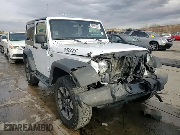 2018 Jeep Wrangler Sport S with VIN 1C4AJWAG1JL884708, listed as a Copart auction lot 82643804 with 80,002 mi miles and Salvage title. Bid and sale history available at DreamBid. Image 14.