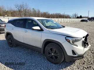 2020 GMC Terrain SLE with VIN 3GKALMEV6LL100977, listed as a Copart auction lot 47020365 with 52,146 mi miles and Salvage Title. Bid and sale history available at carsss.com. Image 4.
