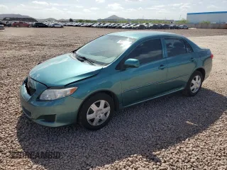 2010 Toyota Corolla with VIN 1NXBU4EE1AZ294667, listed as a Copart auction lot 53510175 with 99,020 mi miles and Salvage Title. Bid and sale history available at carsss.com. Image 1.