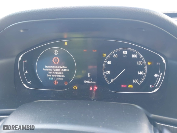 2018 Honda Accord Sedan Sport 1.5T with VIN 1HGCV1F39JA114596, listed as a IAAI auction lot 41466308 with 100,333 mi miles. Bid and sale history available at carsss.com. Image 7.
