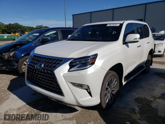 2022 Lexus GX with VIN JTJGM7BX3N5332981, listed as a Copart auction lot 59270252 with 1,813 mi miles. Bid and sale history available at carsss.com. Image 2.