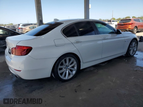 2015 BMW 5 Series 535i xDrive with VIN WBA5B3C54FD544122, listed as a Copart auction lot 53733555 with 126,154 mi miles and Clean Title. Bid and sale history available at carsss.com. Image 3.