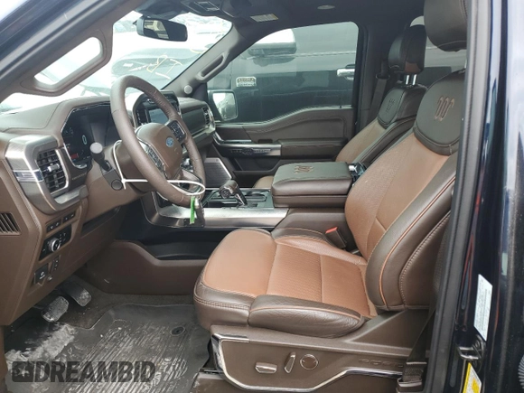 2023 Ford F-150 XL with VIN 1FTFW1E89PFD18610, listed as a Copart auction lot 47592125 with 19,541 mi miles and Salvage Title. Bid and sale history available at carsss.com. Image 9.