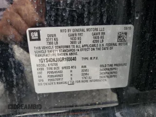 2016 Cadillac Escalade Platinum z VIN 1GYS4DKJ0GR165640, wystawiony jako Copart lot #52453805 z przebiegiem 103 086 mil mil oraz Szkoda całkowita • Salvage title. Historia ofert i sprzedaży dostępna na DreamBid. Obrazek 14.